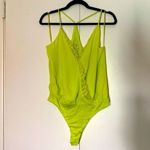 NWT, neon bodysuit